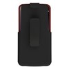 LG Compatible Seidio Surface Case with Kickstand and Holster Combo - Garnet Red BD2-HR3LGGFK-GR Image 7