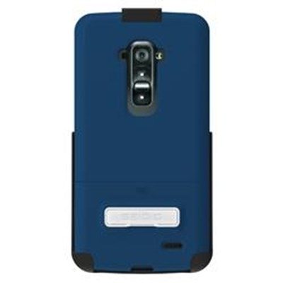LG Compatible Seidio Surface Case with Kickstand and Holster Combo - Royal Blue BD2-HR3LGGFK-RB