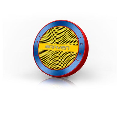 Braven Mira Portable Wireless Speaker - Red, Blue and Yellow  BMRARUY