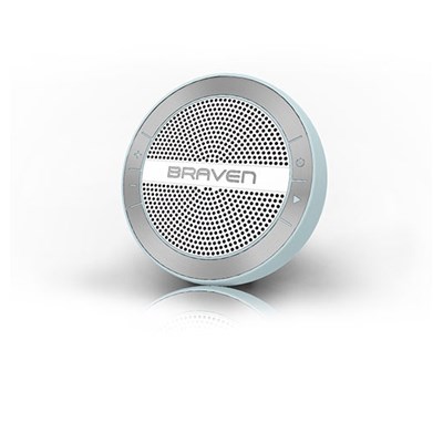 Braven Mira Portable Wireless Speaker - Blue, Silver and White  BMRAUSW
