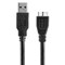 Heavy Duty USB 3.0 Data Cable - Black  DAUSB30 Image 1