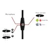 Cellet Universal 3.5mm Flat Wire Stereo Handsfree - Black  EP3510BK Image 1