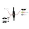 Cellet Universal 3.5mm Flat Wire Stereo Handsfree - Black and Gray EP3585 Image 1