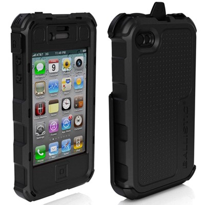 Apple Compatible Ballistic Hard Core (HC) Case and Holster - Black and Black  HC0778-A06C