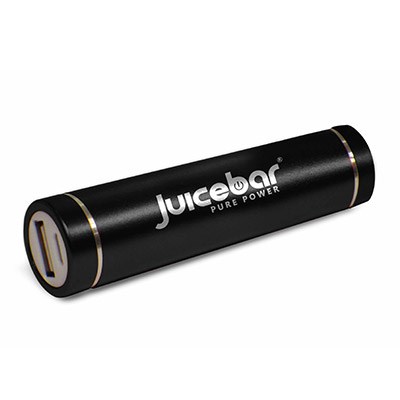 Juicebar Powertube High Capacity Portable Battery Charger (2600 Mah) - Black JB-11535