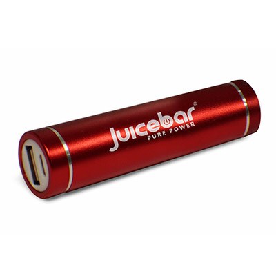 Juicebar Powertube High Capacity Portable Battery Charger (2600 Mah) - Red JB-11536