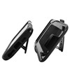 LG Compatible Armor Case with Kickstand and Holster - Black and Black  DCLGG2PCAB201S Image 1