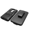 LG Compatible Armor Case with Kickstand and Holster - Black and Black  DCLGG2PCAB201S Image 2