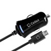 Cellet High Powered 2.1 Amp Compact Car Charger with 4 Ft Cord - Black  PMICROY21BK Image 1