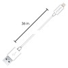 Apple Compatible Incipio Lightning Charger and Sync Cable - White PW-170 Image 2