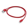Apple Compatible Incipio Lightning Charger and Sync Cable - Red PW-184 Image 1
