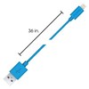 Apple Compatible Incipio Lightning Charger and Sync Cable - Cyan PW-185 Image 2