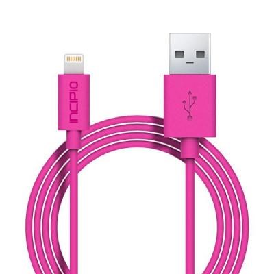 Apple Compatible Incipio Lightning Charger and Sync Cable - Pink PW-186