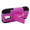 Samsung Compatible Dual Layer Cover with Kickstand - Black and Hot Pink  SAMT399PCMSK021S Image 1