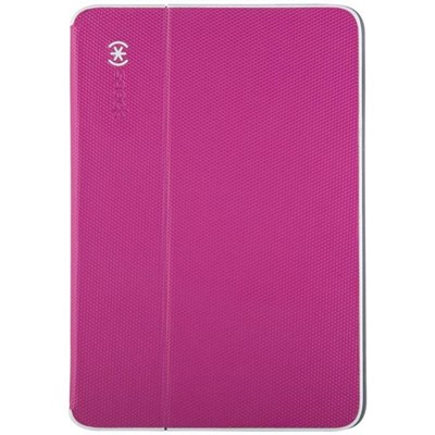 Apple Compatible Speck DuraFolio Case - Fuchsia Pink and White  SPK-A2697