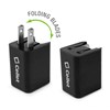 Cellet Dual Usb Travel Charger With Micro Usb Cable (2400mah) - Black  TCMICROH24 Image 1