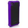 Apple Compatible Ballistic Tough Jacket Case - Black and Grape Purple TJ0582-A66C Image 2
