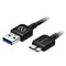 Naztech Micro-B to USB 3.0 Cable - Black  12952-NZ Image 1