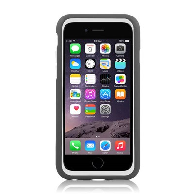 Apple Compatible Naztech Vertex 3-Layer Cover Case - White and Grey  13046-NZ