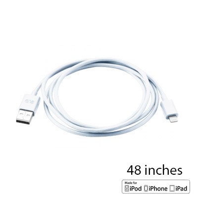 Apple Certified Puregear Charge-sync Cord 48 inch Cable - White  60629PG