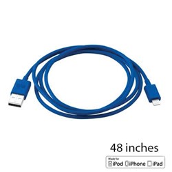 Apple Certified Puregear Charge-sync Cord 48 inch Cable - Blue   60630PG