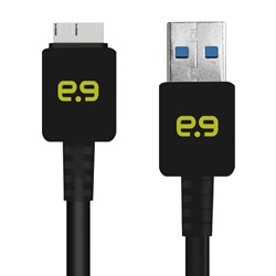 Puregear 41 inch Charge-sync Flat Cable Micro Usb 3.0 Cord - Black  60678PG