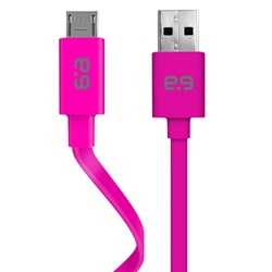 Puregear 48 inch Charge-sync Flat Cable Micro Usb Cord - Pink