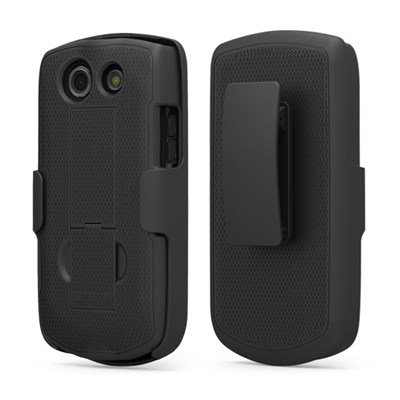 Kyocera Compatible Puregear Rubberized Case With Kickstand and Holster - Black  60859PG