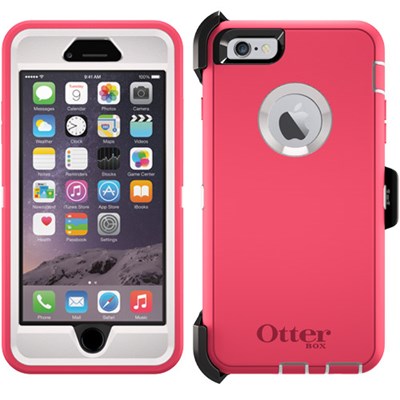 Apple Otterbox Rugged Defender Series Case and Holster - Neon Rose 77-50312