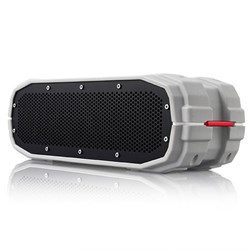 Braven Outdoor Bluetooth Speaker Certified Water Resistant - Gray with White Relief and Black Grill