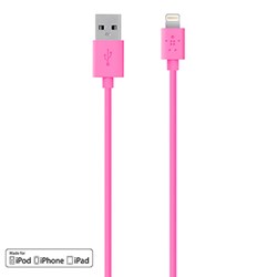 Belkin 48 inch Mixit Lightning Usb To Usb Charge-sync Cable - Pink