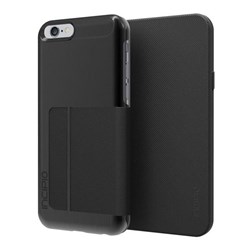 Apple Compatible Incipio Highland Folio Case - Black and Black  IPH-1183-BLK