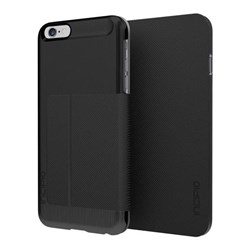 Apple Compatible Incipio Highland Folio Case - Black and Black  IPH-1199-BLK