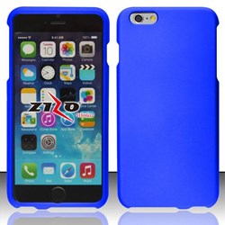 Apple Compatible Rubberized Snap On Hard Cover - Blue  IPH6PLUS-BL-1RP
