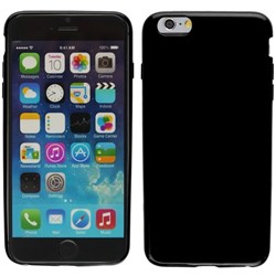 Apple Compatible Solid Color TPU Case - Black  IPH6PLUS-BLK-1TPU