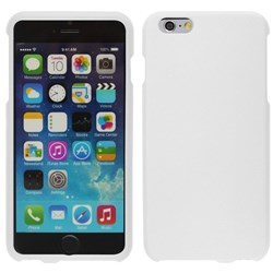 Apple Compatible Rubberized Snap On Hard Cover - White  IPH6PLUS-WH-1RP