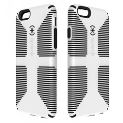 Apple Compatible Speck CandyShell Grip Case - White and Black SPK-A3051