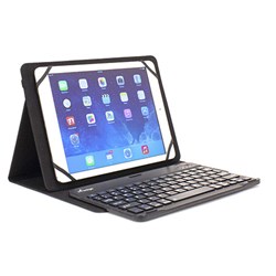 Universal Folio Plus Pro for 9-10 Inch Tablets with Bluetooth Keyboard - Black  U10-FPR-MF-B