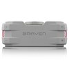 Braven Outdoor Bluetooth Speaker Certified Water Resistant - Gray with White Relief and Black Grill Image 3