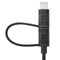 Cellet 2 In 1 Micro Usb And Apple Lightning Deivce Usb Data Cable - Black  DAAPP5TK Image 1