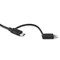 Cellet 2 In 1 Micro Usb And Apple Lightning Deivce Usb Data Cable - Black  DAAPP5TK Image 2