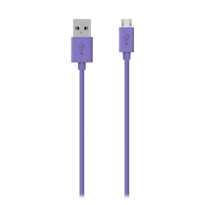 Belkin Mixit Micro Usb To Usb Charge-sync Cable (4 Ft Length) - Purple  F2CU012BT04-PUR