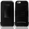 Apple Compatible Armor Style Case with Holster - Black and Black  IPH6-AM2H-BKBK Image 2