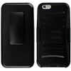 Apple Compatible Armor Style Case with Holster - Black and Black  IPH6-BKBK-AM2H Image 5