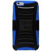 Apple Compatible Armor Style Case with Holster - Blue and Black  IPH6PLUS-BLBK-1AM2H Image 2