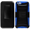 Apple Compatible Armor Style Case with Holster - Blue and Black  IPH6PLUS-BLBK-1AM2H Image 3
