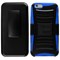 Apple Compatible Armor Style Case with Holster - Blue and Black  IPH6PLUS-BLBK-1AM2H Image 3