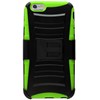 Apple Compatible Armor Style Case with Holster - Neon Green and Black  IPH6PLUS-NGRBK-1AM2H Image 3