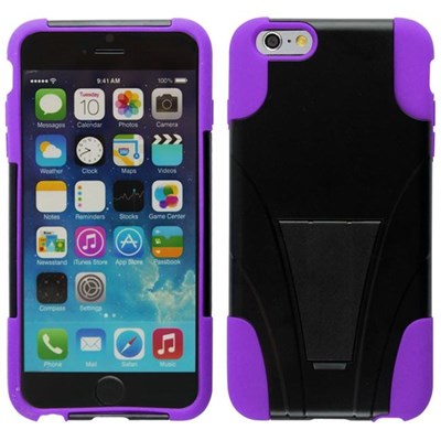Apple Compatible Dual Layer Cover with Kickstand - Purple  IPH6PLUS-PU-1HYB