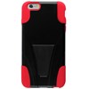 Apple Compatible Dual Layer Cover with Kickstand - Red  IPH6PLUS-RD-1HYB Image 3